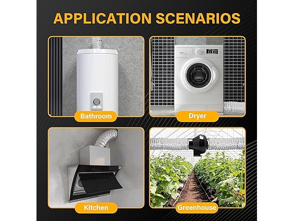 4" Dryer Vent Hose 8ft Silver