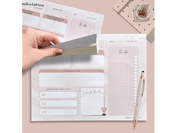 Lovet Planners Daily Memo Pad