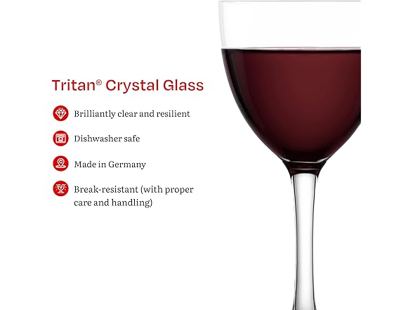 Eater x Zwiesel Fortessa Folly Crystal Glass, 6 Ounce Cocktail (Set of 6), Clear