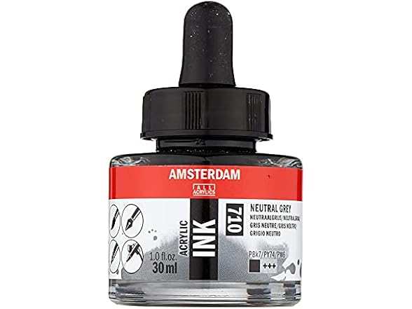 Amsterdam Acrylic Ink Btl 30 ml Neutral Grey