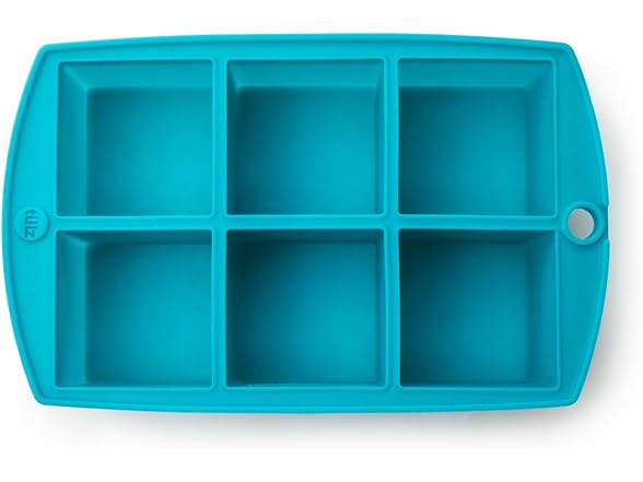 Tulz Mega Ice Block Tray, Silicone, Teal