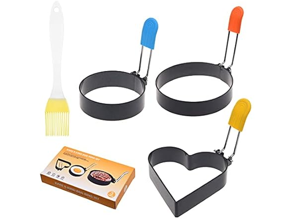 Kare & Kind Round Burger Mold Ring