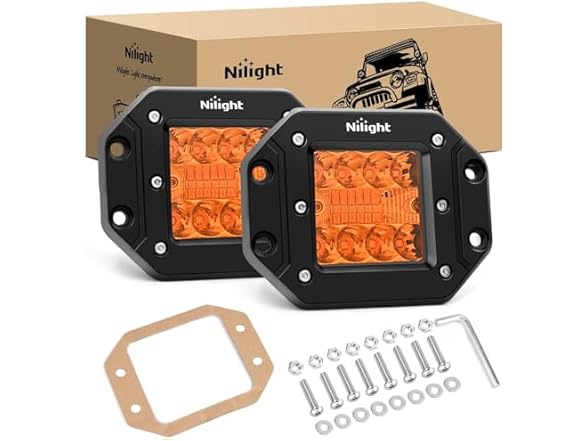 Nilight Flush Mount LED Light Pods 2 PCS
