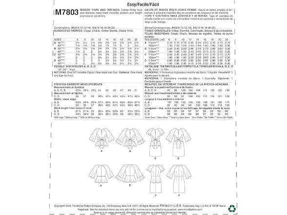 McCall's Patterns McCall's Women's Blouse