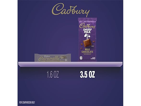 Cadbury Dairy Milk Choc Bars 3.5oz 14ct
