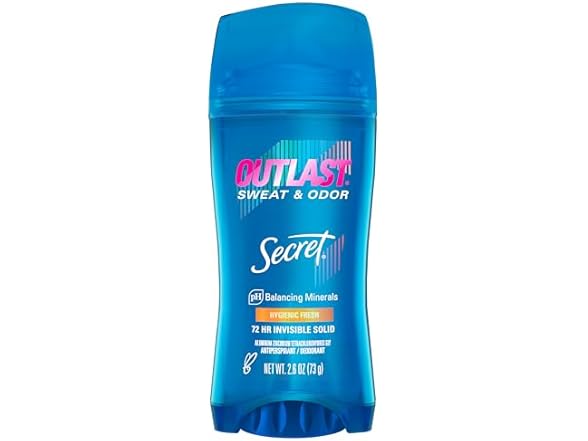 Secret Secret, Deodorant Outlast Hygenic Fresh