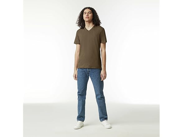 American Apparel V-Neck (XL) Army
