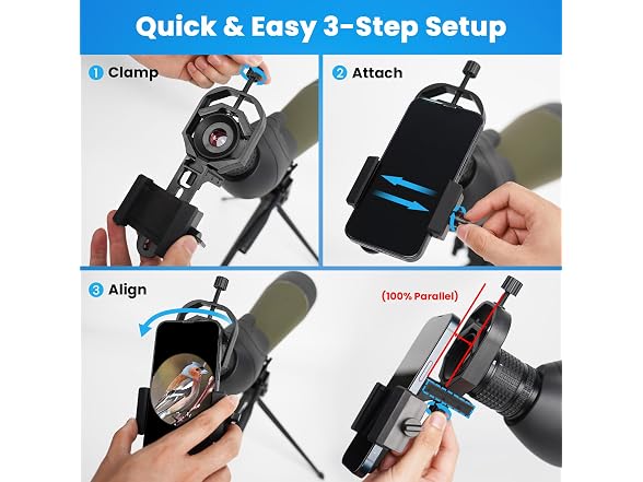 Gosky Spotting Scope Phone Adapter