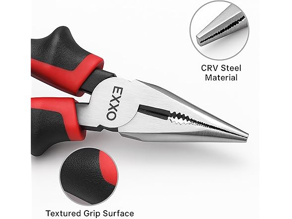 EXXO 4001 3 Piece Plier Set