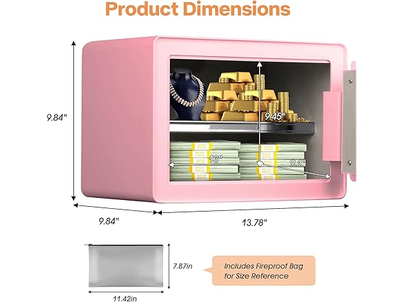 GOLDENKEY Fingerprint Safe