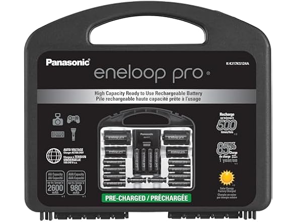 Eneloop Panasonic Pro Power Pack 12AA+4AAA