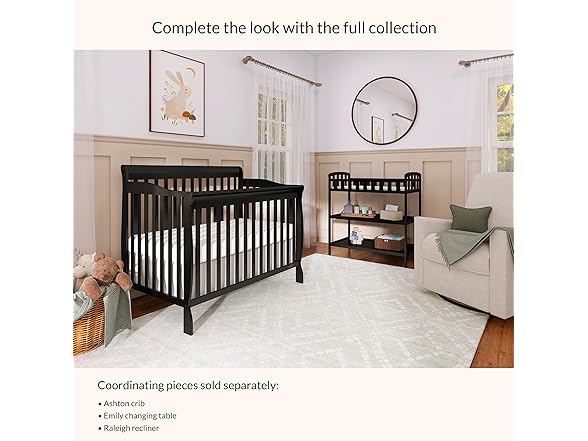 Dream On Me Ashton 4in1 Convertible Crib