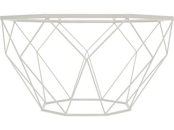 LeisureMod Malibu Octagon Coffee Table