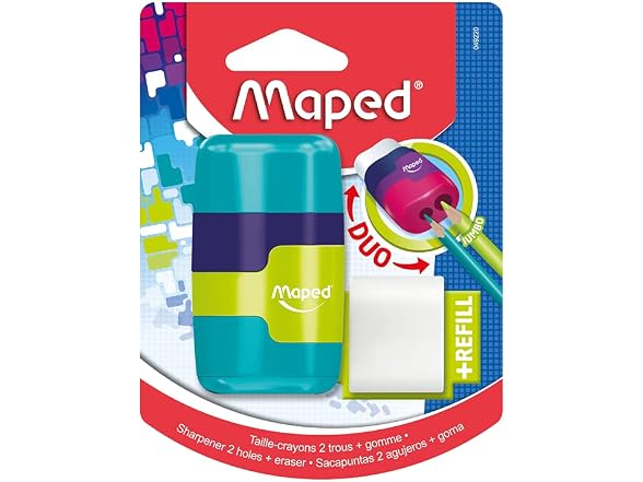 Maped Connect Coloured Duo Eraser and