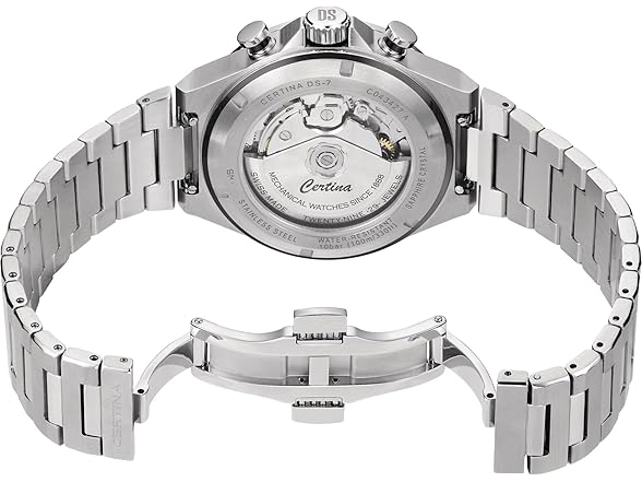 Certina, Mens, DS 7 Chrono Auto, 42, mm, Steel, Automatic Chrono, Date, Watch