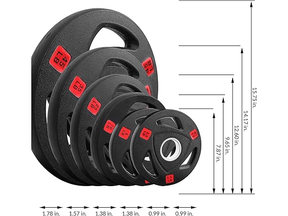Signature Olympic Plate Weight 25LB Pair
