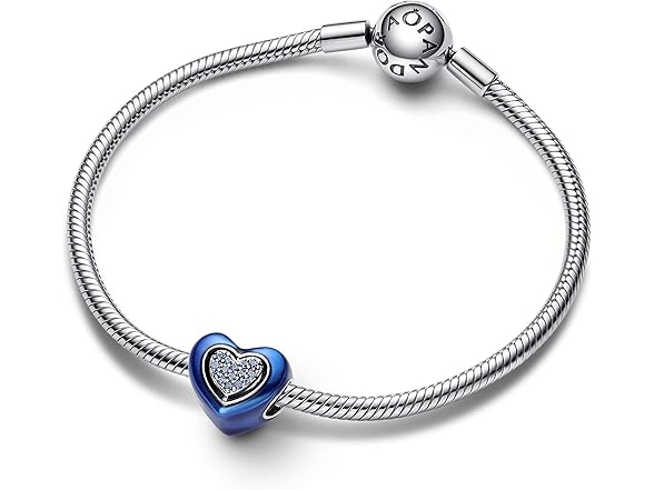 Charm Pandora 792750C01 blue rotating heart (Open Box)