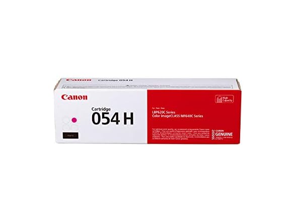 Canon Genuine 054 Complete 4-Color High Yield Toner Cartridge Set (CRG054HYCMYK) (Open Box)