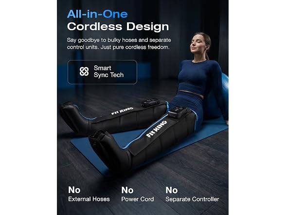 FIT KING Cordless Air Compression Boots