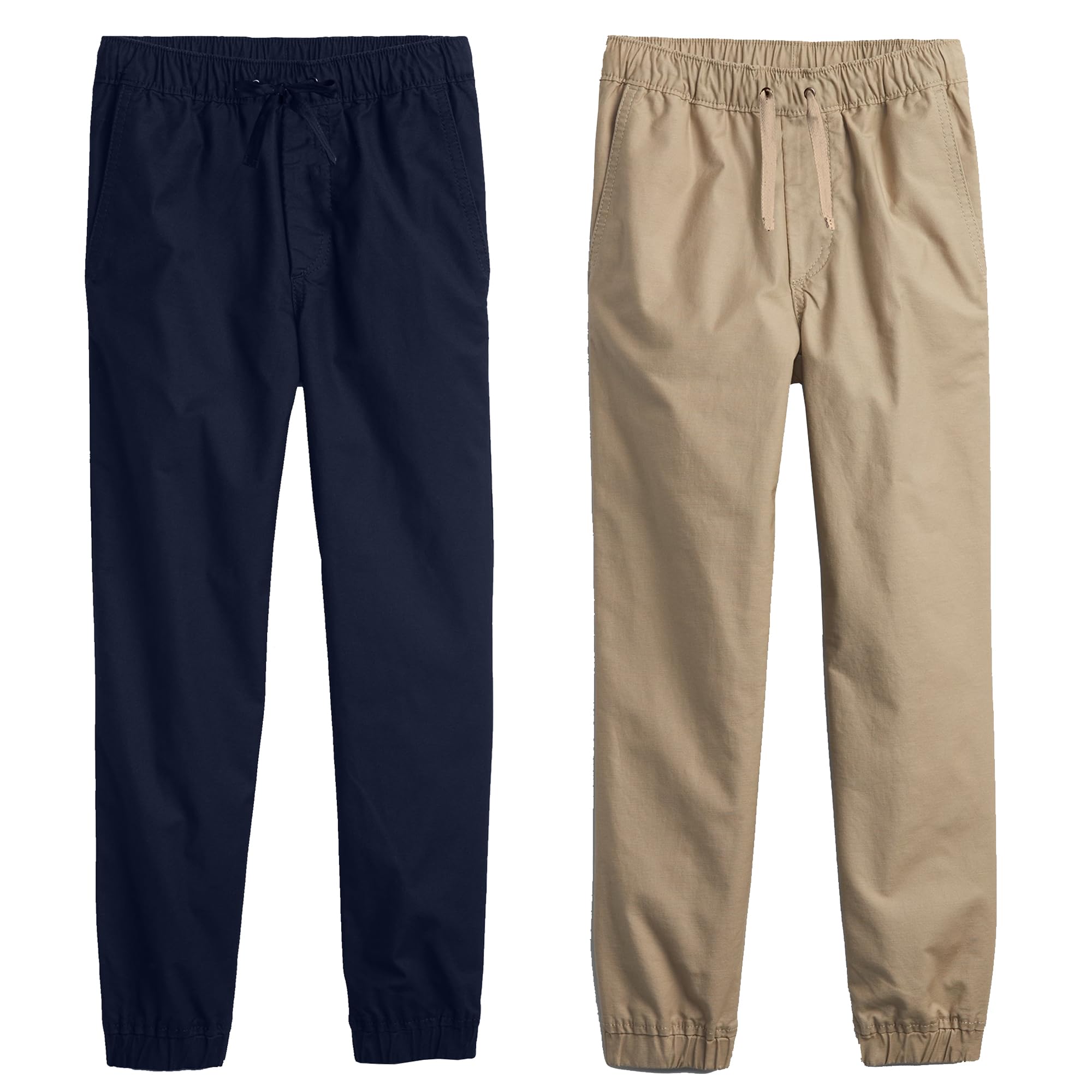2PK Children's Classic Twill Joggers - Gallery 16
