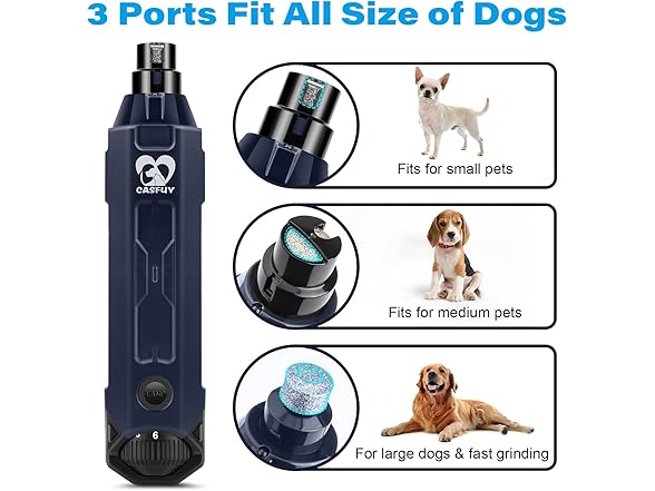 Casfuy B0BBLJFS55 dog nail grinder