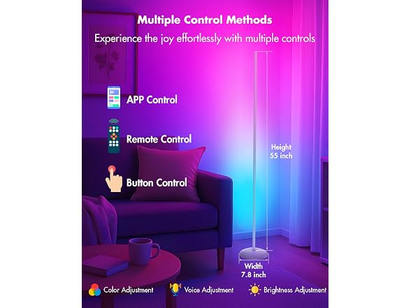 Vexinat LED Corner Lamp