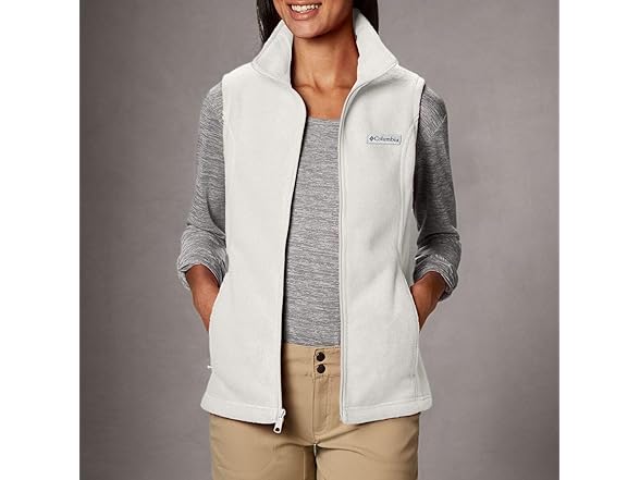 Columbia Womens Fleece Vest Salt (XL)