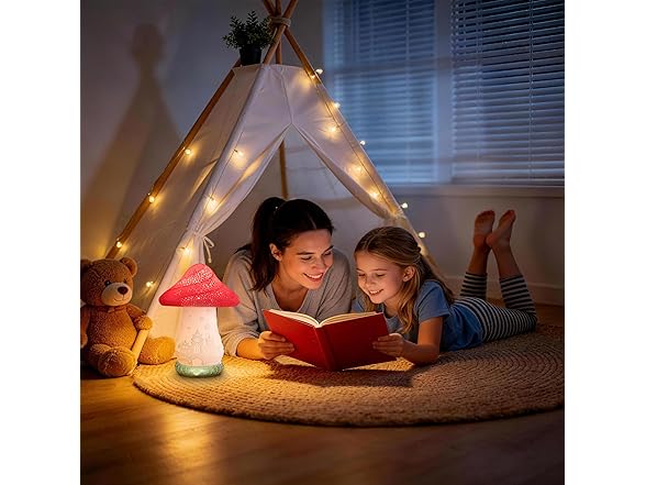 WISUCL Cordless Mushroom Lamp