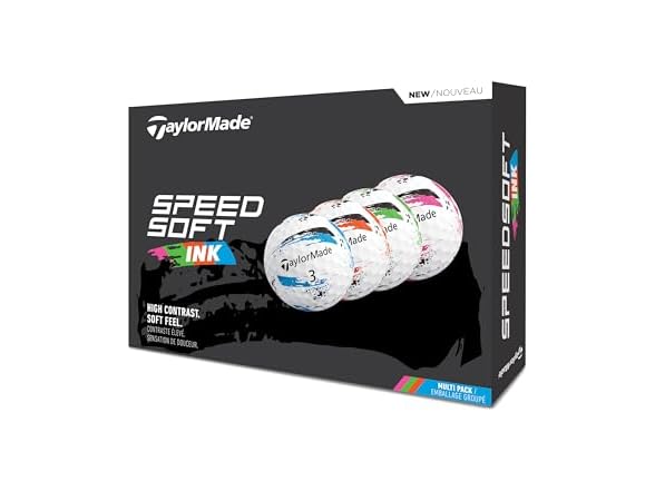 TaylorMade Ink Golf Balls: Soft Feel,