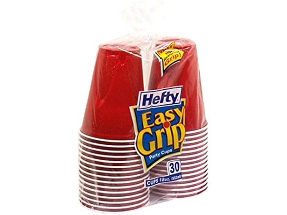 Hefty Easy Grip 18 Ounce Cups