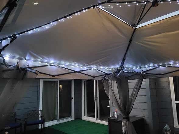 Honche Solar Rope Light 33FT 100L IP65
