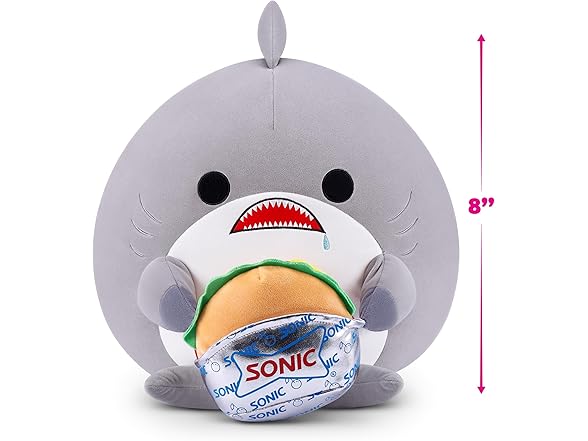 Snackles Series 2 8" Shark&Sonic Burger