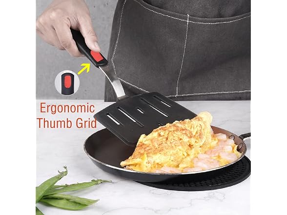 Wiztoynia Silicone Spatula Turners, 4pc