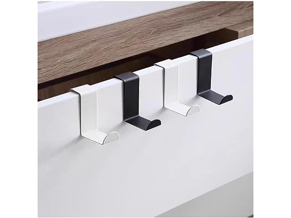 Athnevy Over The Door Hooks 2pk Black