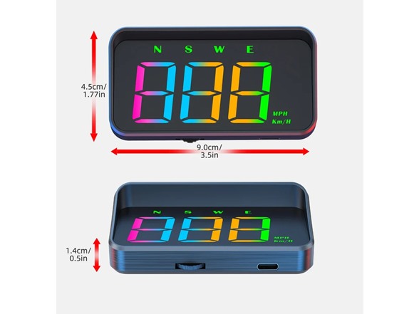 Head-Up Speedometer Display
