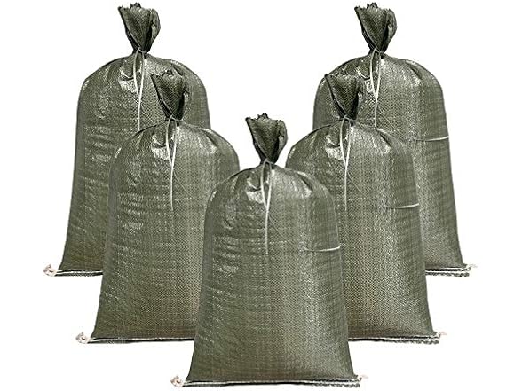 AK TRADING CO. 14" x 26" Poly Sandbags (Pack of 10)