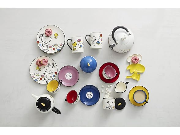 Lenox Chef Snoopy Porcelain Sugar and Creamer Set