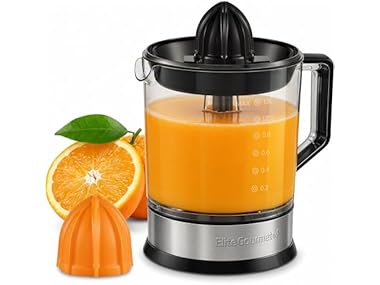 $13.99 Elite Gourmet  40-Watt Electric Citrus Juicer dealfomo