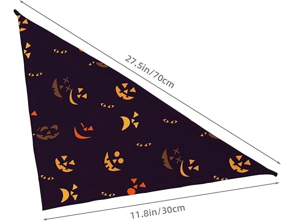 vercosee Halloween Dog Bandana