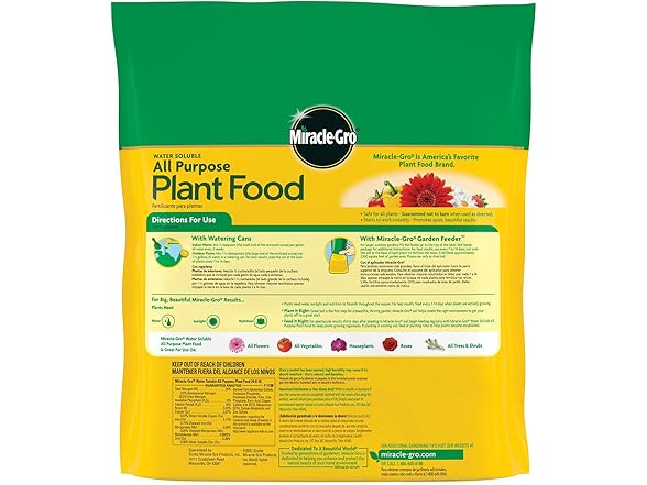 Miracle-Gro Water Soluble All Purpose Plant Food