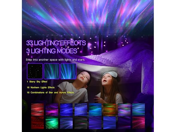 HODANS W0019 Northern Galaxy Projector Black