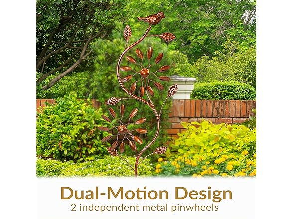 Sunnydaze Decor HB-0451 Twirling Wind Spinner - 48"H