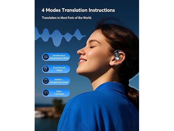 AI Translation Earbuds Real Time