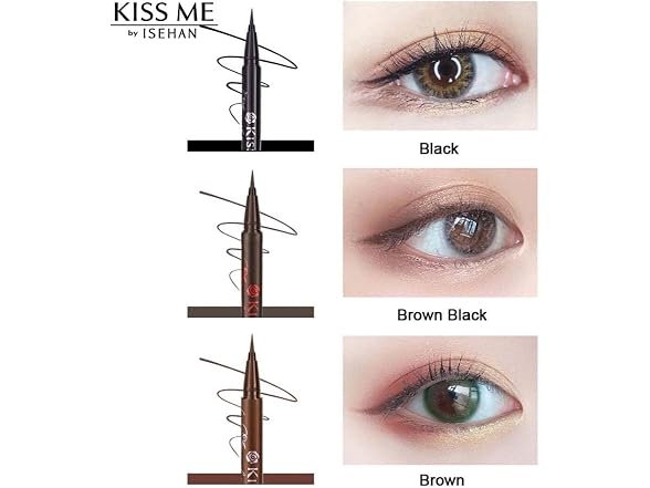 Kissme Heroine Make Liquid Eyeliner Jet Black