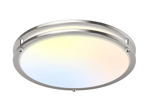 GoBright 18in Nickel LED Ceiling Light
