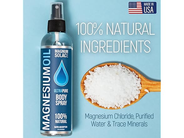 MS-MAG8 8 Fl. Oz. Pure Magnesium Oil Spray -