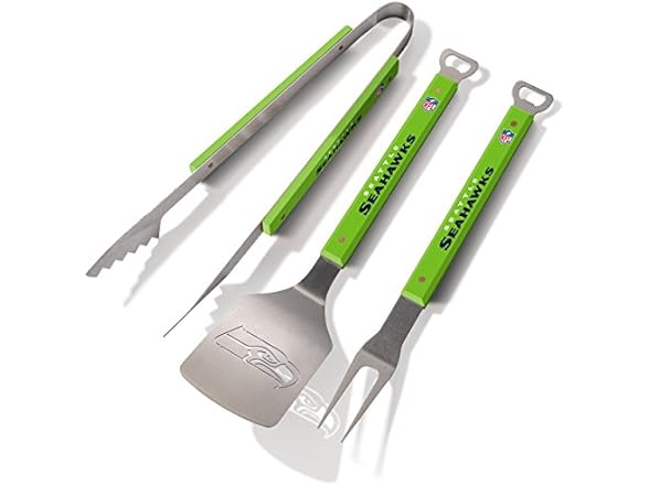 SEATTLE SEAHAWKS 3Piece BBQ Set