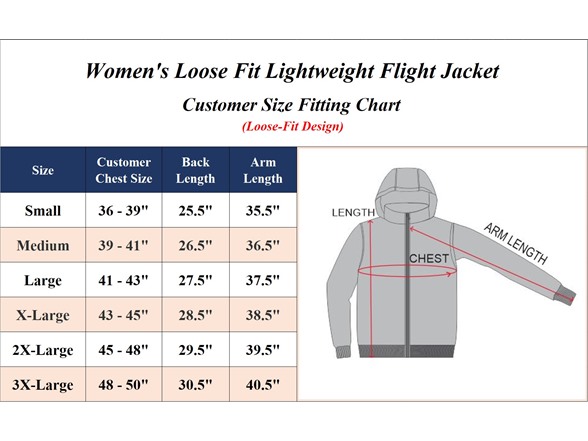 Womens Lightweight Bomber Flight Jacket (1 or 2Pk)