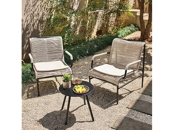 EAST OAK East Oak 3-Piece Patio Furniture Set