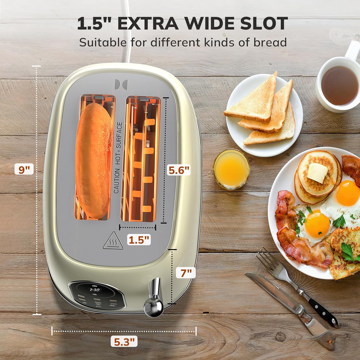 Smart Touch Screen Toaster 2 Slice - Gallery 7